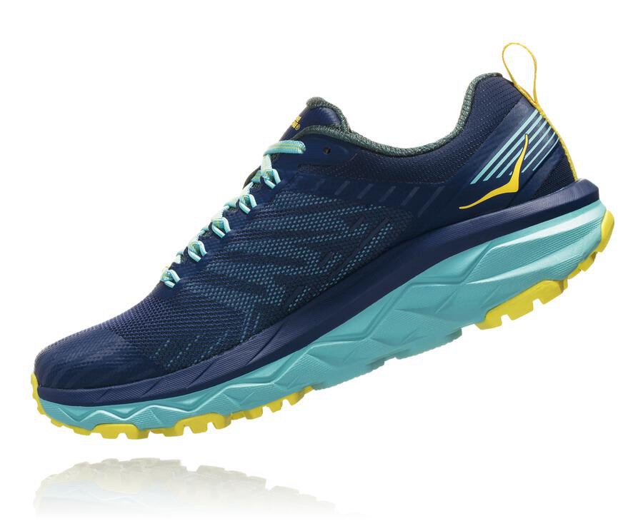 Hoka One One Trainers Womens Blue - Challenger ATR 5 - 16328TDYI